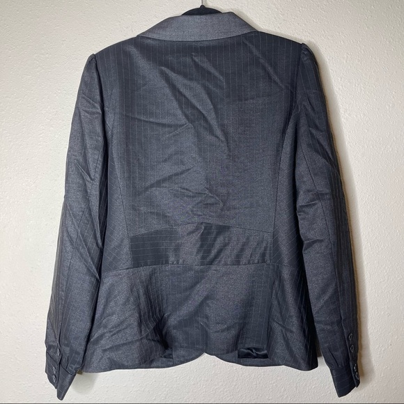 Banana Republic Gray Wool Blazer Jacket Women’s Size 14 - Picture 4 of 7
